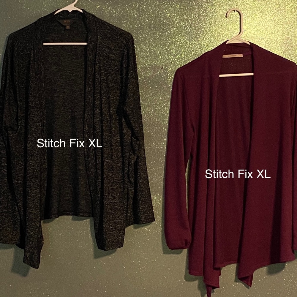 Lot of 2 women’s cardigans size L and XL